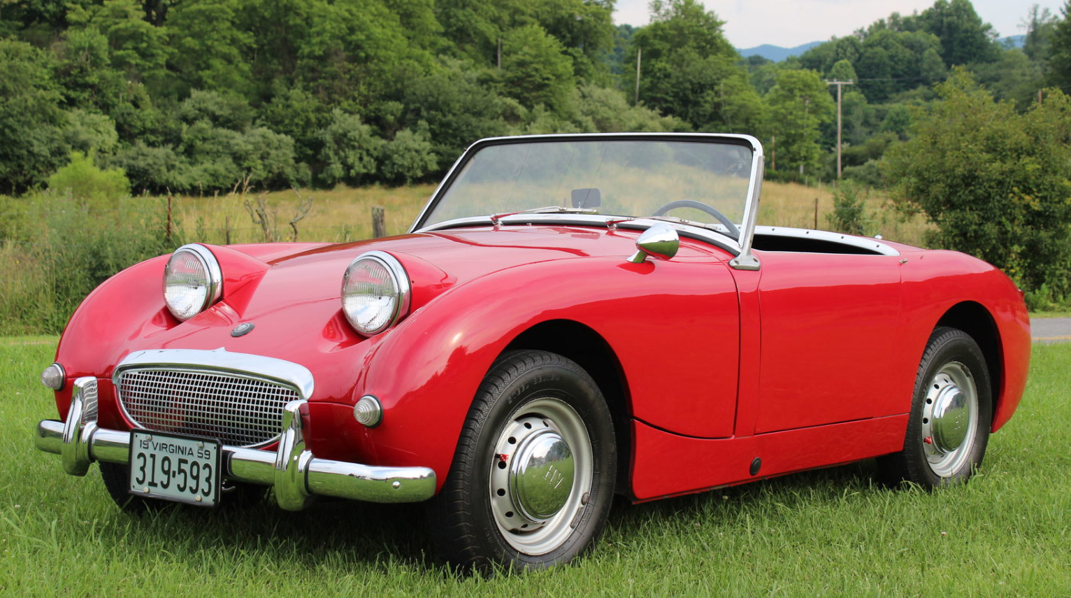 photo AUSTIN HEALEY SPRITE Mk1 Frogeye AN5 cabriolet 1959 - Motorlegend.com