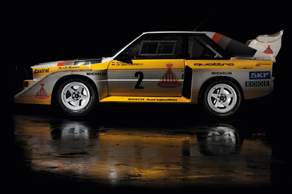 1985 : Sport Quattro S1 en Groupe B 500 ch