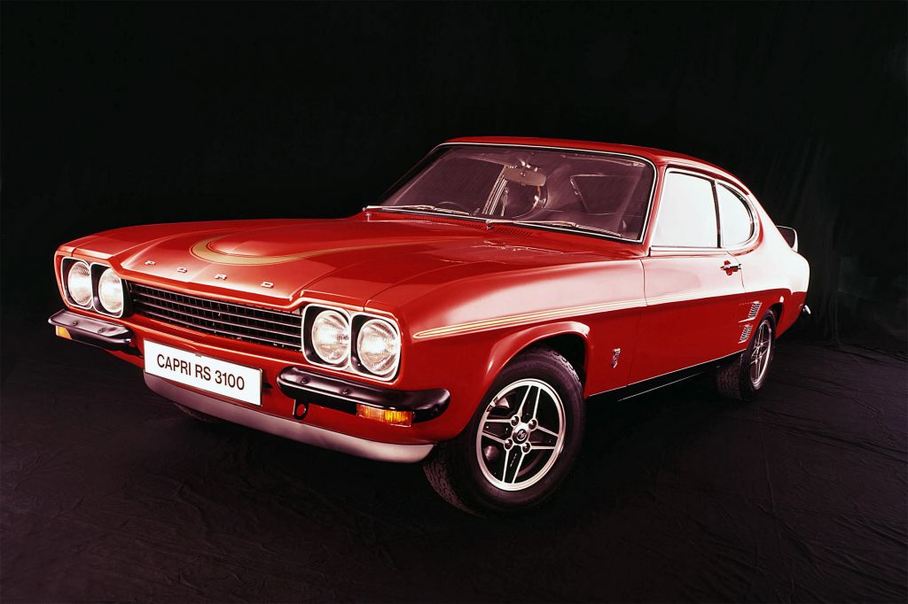 FORD CAPRI (Mk I) RS 3100 coupé 1973
