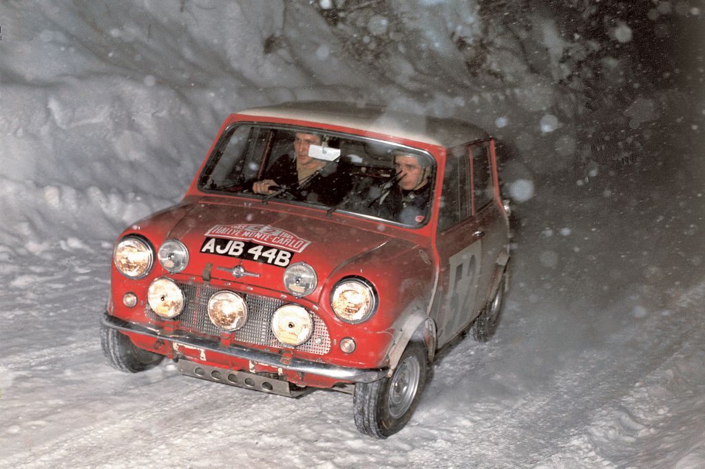 Timo Mäkinen et Paul Easter au Rallye Monte Carlo