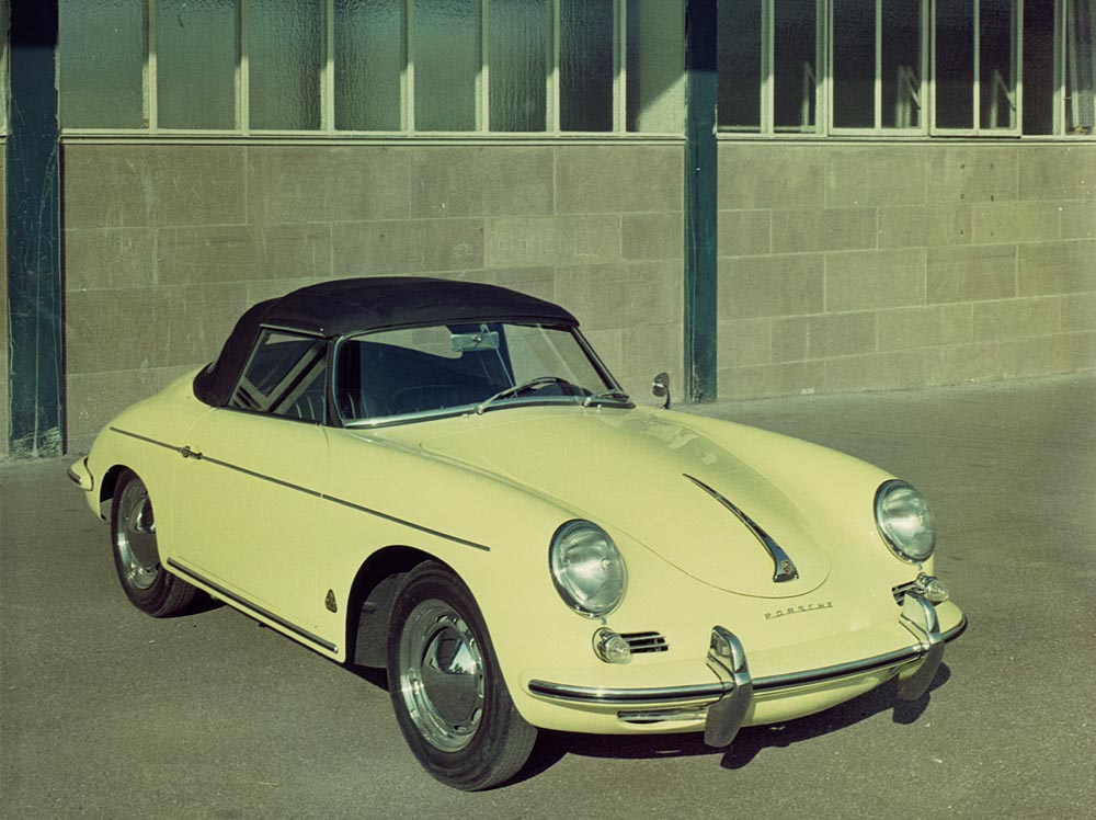 PORSCHE 356 (B) 1600 cabriolet 1960